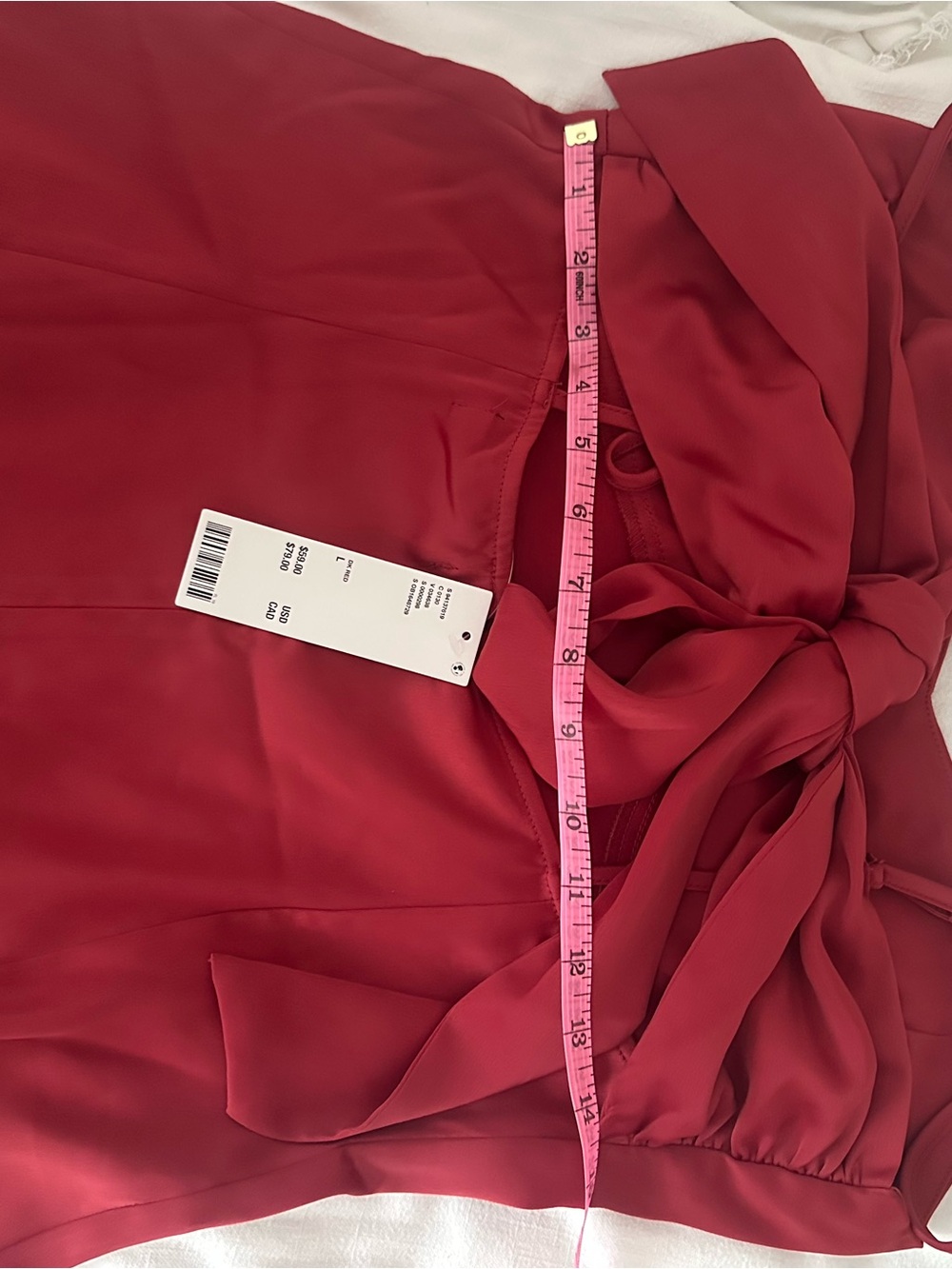Urban Outfitters Bella Bow-Back Satin Mini Dress - Picture 8 of 8